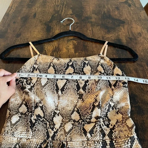 windsor snake print low back jumper size S - Picture 3 of 14